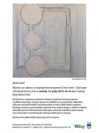 Črno in belo - Zvok zapis slika Brede Šturm