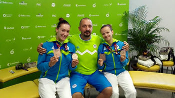 Dve medalji z prvih Evropskih iger v Bakuju tudi v Duplek