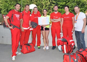 Ekipa prve pomoči RKS - Območno združenje Žalec občin Spodnje Savinjske doline je zasedla 6. mesto