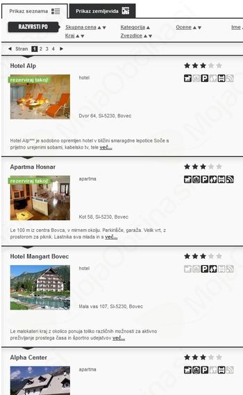 Posodobitev informacijskih in rezervacijskih sistemov