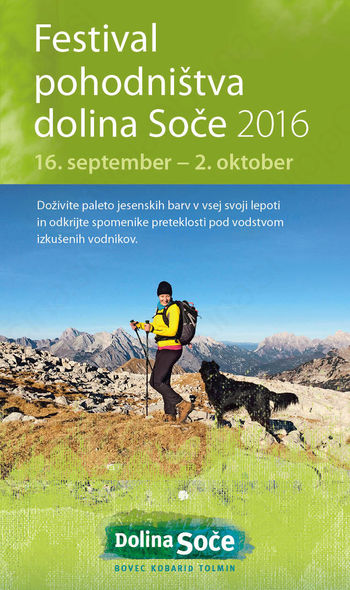 Izšla je zloženka Festival pohodništva 2016 