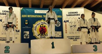 Judoistka Zala Pečoler zmagovalka na turnirju Alpe Adria v Italiji