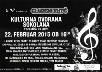 Vabilo na oddajo Glasbeni ključ