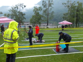 Tekmovanje gasilskih članic na Hrušici