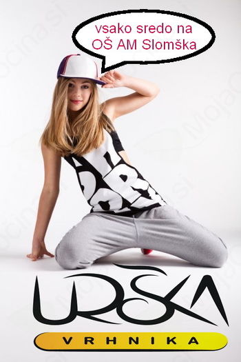 PLESNA ŠOLA URŠKA VRHNIKA -  HIP HOP na OŠ AM Slomška 6-7 let