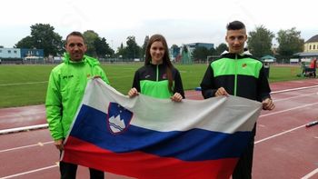V reprezentanci na mednarodnem peteroboju CZE – HUN – SVK – SLO – CRO tudi slovenjgraška atleta