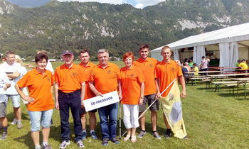 Čebelarsko društvo Fran Lakmayer Preddvor na Veselih čebelarskih igrah v Žirovnici