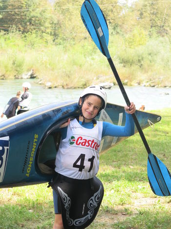 Miha Rijavec z ekipno zlato medaljo v spustu