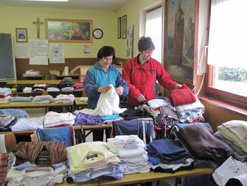 Prva skupna akcija KORK Vojnik in župnijske Karitas Vojnik