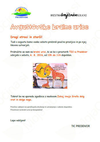 Sobotna bralna urica