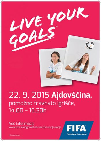 Tudi ti si lahko nogometašica! To niso več neuresničljive sanje. 