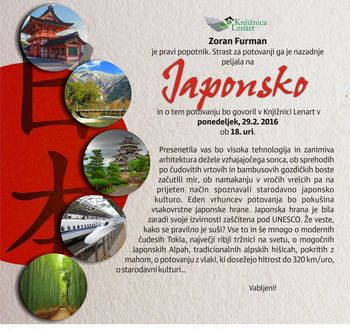 Potopisno predavanje: Japonska