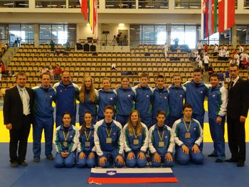 NIKA DOLINŠEK IN JJ REPREZENTANCA NA EP V JU-JITSU BORBAH, LUND 2014