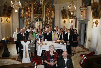 Obletnica zakonskih jubilantov v cerkvi svetega Tomaža v Krašnji