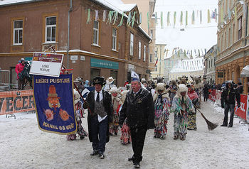 Liški pustje združeno preganjali zimo na Ptuju Liški pustje združeno preganjali zimo na Ptuju