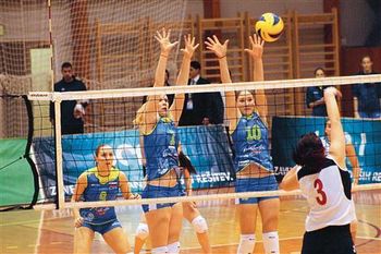 Uspešna pri odbojki