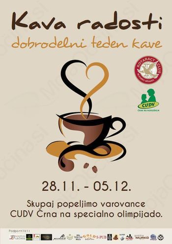 Povabilo k sodelovanju v projektu »Kava radosti« RAC Slovenj Gradec 