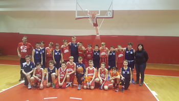 Prijateljsko srečanje mladih košarkarjev 