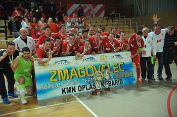 Pokalni prvaki 2014/15 - KMN Oplast Kobarid