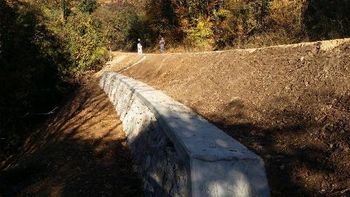 Končana sanacija plazu in poškodb javne poti v Krajevni skupnosti Čatež Končana sanacija plazu in poškodb javne poti v Krajevni skupnosti Čatež