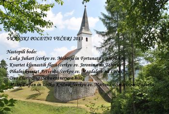 VRANSKI POLETNI VEČERI 2013