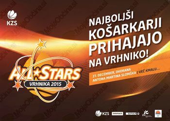 Jubilejni All-Stars 27. decembra na Vrhniki Jubilejni All-Stars 27. decembra na Vrhniki