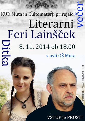 VABILO NA PRIREDITEV S FERIJEM LAINŠČKOM VABILO NA PRIREDITEV S FERIJEM LAINŠČKOM