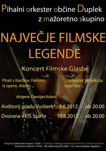 Od novoletnih k filmskim legendam