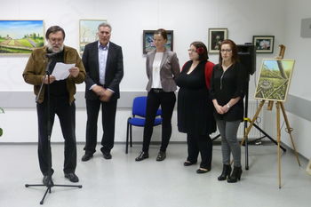 Na RK Novo mesto razstava slik Likovne sekcije Bučka Na RK Novo mesto razstava slik Likovne sekcije Bučka