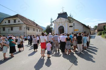 Blagoslov Lurške kapele v Borovnici