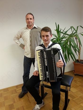 Izjemen uspeh harmonikarja Glasbene šole Trebnje na mednarodnem tekmovanju!