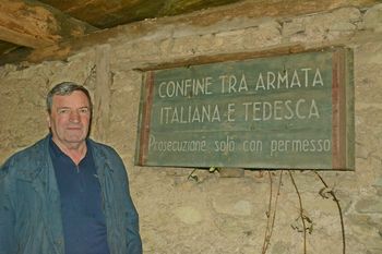 Odkrili mejno tablo iz druge svetovne vojne