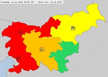 Rdeči alarm tudi za Posočje: pripravite protipoplavne vreče