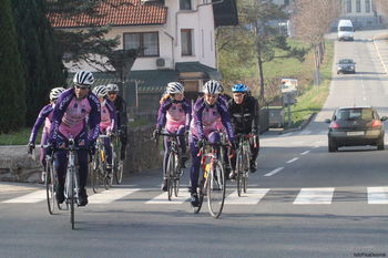 Skupni trening s Slovensko žensko kolesarsko reprezentanco