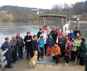 Člani MDDI Celje na 2. novoletnem pohodu okoli Šmartinskega jezera