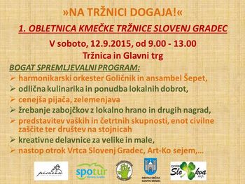 1. obletnica kmečke tržnice Slovenj Gradec