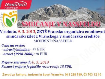 SMUČANJE V MOKRINE/NASSFELD