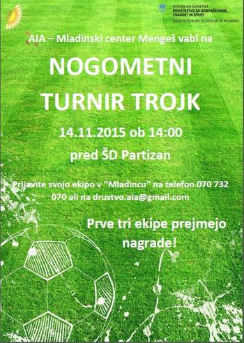 Nogometni turnir trojk - v vsakem vremenu