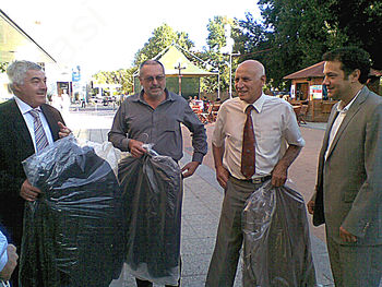 Goriški župani na dobrodelni akciji Re-generacija