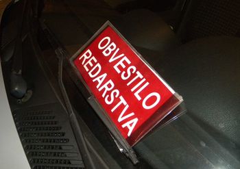 Obvestilo o pričetku delovanja redarske službe Obvestilo o pričetku delovanja redarske službe