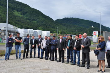 Slovesno odprtje izgradnje komunalne infrastrukture Obrtne cone Konus