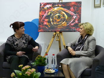 Odličen večer z eminentno gostjo Ksenijo Benedetti