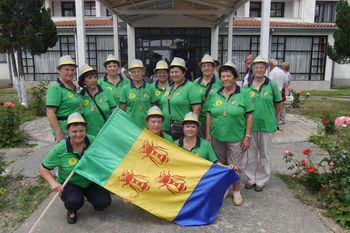 Ljudske pevke Čebelice prepevale na festivalu v Ohridu