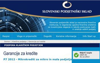 Mikrokrediti za mikro in mala podjetja