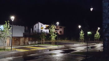 Ureditev parkirišč, peš poti in trga v Kobaridu