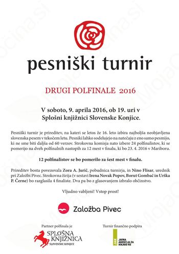 Polfinalni pesniški turnir 2016