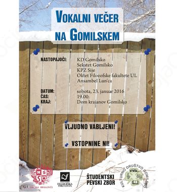  Vokalni večer na Gomilskem