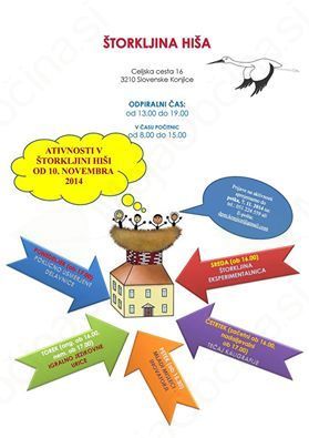 Aktivnosti v Štorkljini hiši od 10. novembra