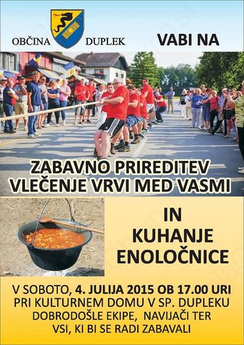 Vlečenje vrvi med vasmi