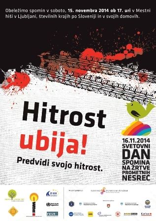 Svetovni dan spomina na žrtev prometnih nesreč